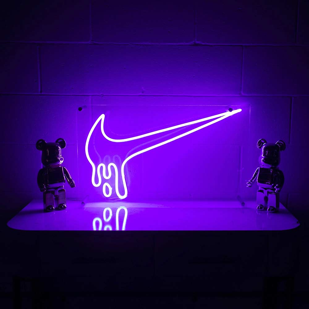 Dripping Nike Neon Sign