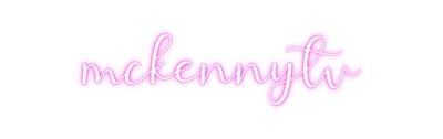 Custom Neon: mckennytv