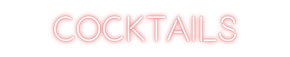 Custom Neon: cocktails