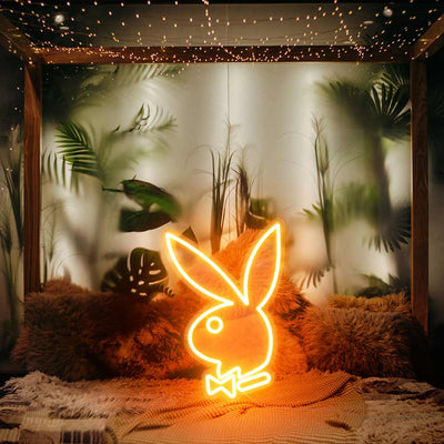 Rabbit Bunny Playboy Neon Sign