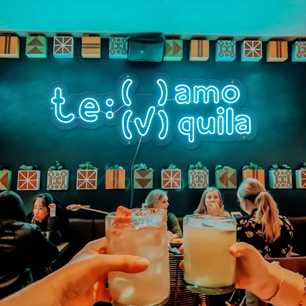 Te Amo Tequila Neon Sign
