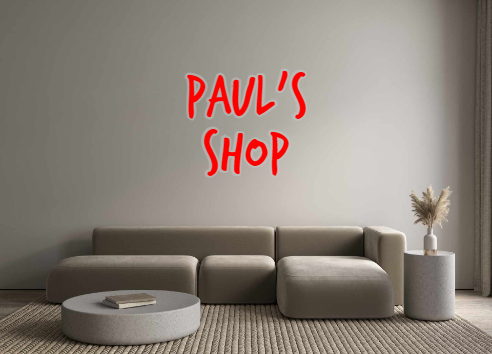 Custom Neon: Paul's
shop