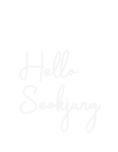 Custom Neon: Hello
Seokjung