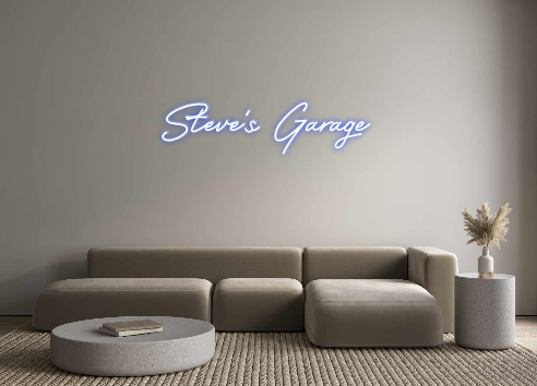 Custom Neon: Steve’s Garage