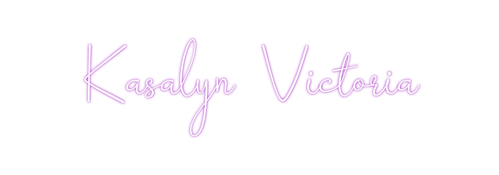 Custom Neon: Kasalyn Victo...