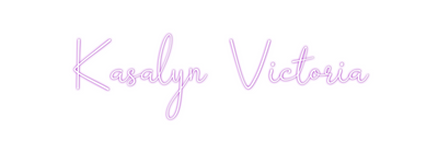 Custom Neon: Kasalyn Victo...