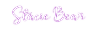 Custom Neon: Stacie Bear