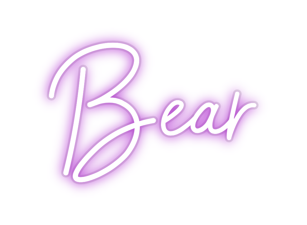 Custom Neon: Bear