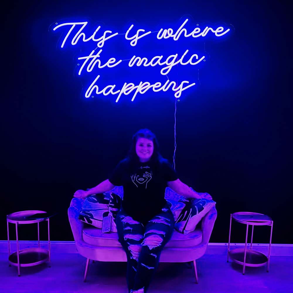 This Is Where the Magic Happens Neon Sign